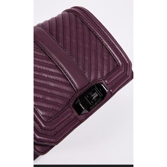 Rebecca Minkoff
 Chevron Quilted Small Love Cross Body Leather Bag - Picture 3 of 8